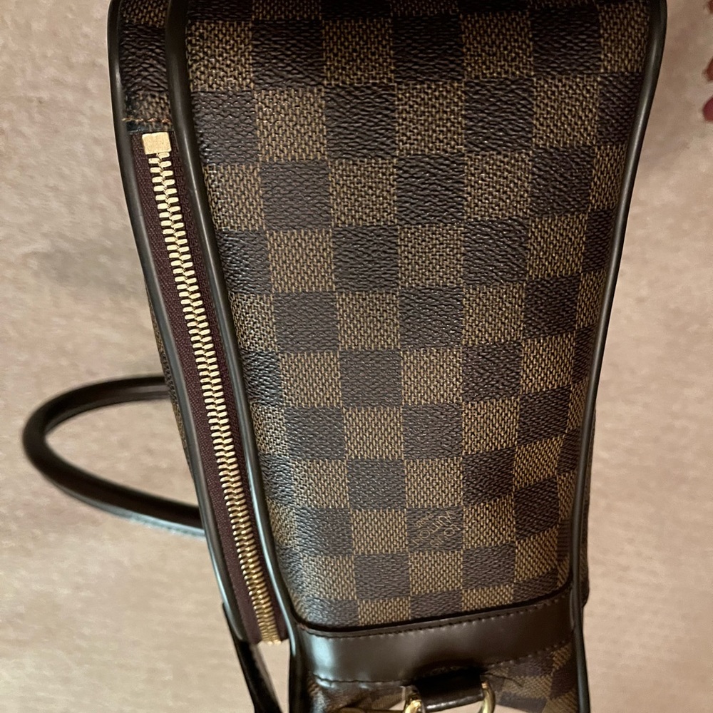 Authentic Louis Viitton Ikar 2way shoulder crossbody bag damier canbas ebene - Picture 11 of 12